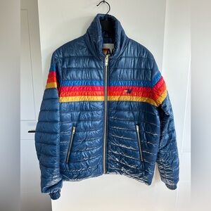 NWT Aviator Nation 4 Stripe Traveler Jacket Size Medium Unisex